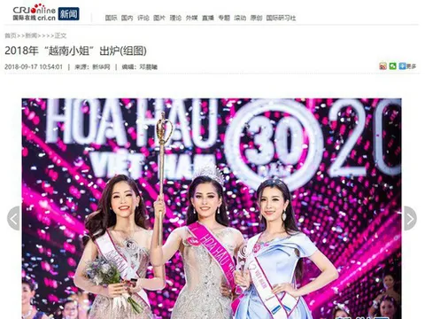 Báo chí nước ngoài hết lời khen vẻ đẹp của Hoa hậu Việt Nam Trần Tiểu Vy