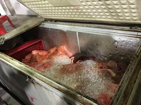 Phát hiện hơn 1.200 kg phụ phẩm bò không rõ nguồn gốc tại TP Hồ Chí Minh