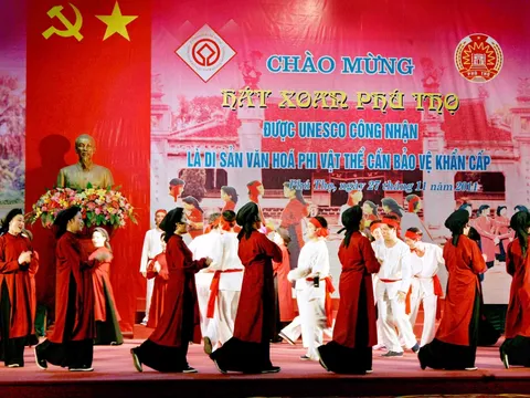 Hát Xoan Phú Thọ trở thành Di sản văn hóa phi vật thể đại diện của nhân loại