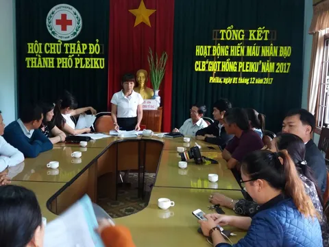 Gia Lai: Tổng kết công tác hiến máu nhân đạo