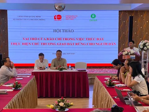 Vai trò của báo chí trong việc thúc đẩy thực hiện chủ trương giao đất rừng cho người dân