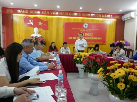 Hội Chữ thập đỏ Quảng Ninh tổ chức giao ban cụm thi đua số 1