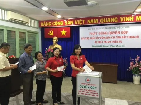 Hội CTĐ TP. Hồ Chí Minh quyên góp cứu trợ đồng bào vùng lũ