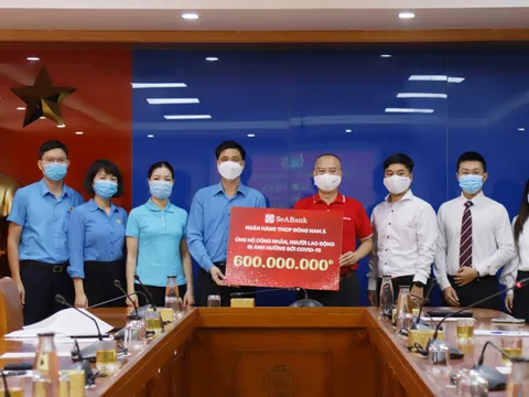 SeABank ủng hộ gần 1,7 tỷ đồng hỗ trợ người dân bị ảnh hưởng bởi Covid-19