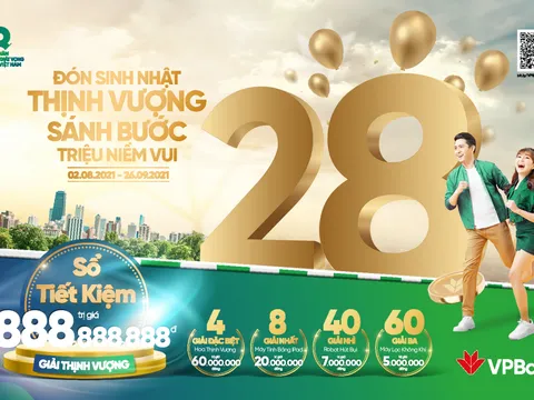 Cơ hội nhận hàng ngàn quà tặng giá trị khi 'đón sinh nhật Thịnh vượng' cùng VPBank