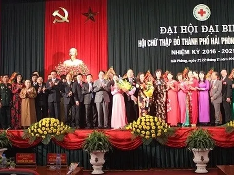 Đại hội đại biểu Hội CTĐ TP.Hải Phòng lần thứ XII, nhiệm kỳ 2016 – 2021: Hoạt  động nhân đạo có sự chung tay  của các cấp, ngành