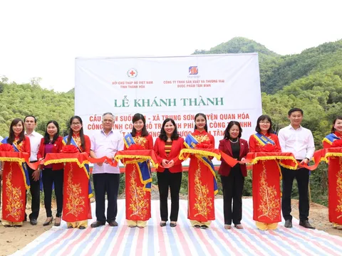 Bản Chiềng rộn rã đón cây cầu mới mang tên Tâm Bình