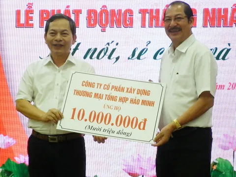 Gần 3 tỷ đồng ủng hộ Tháng Nhân đạo tại Quảng Ninh