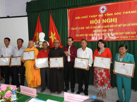 Hội Chữ thập đỏ Sóc Trăng phát động “Tháng nhân đạo” 2019