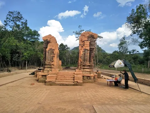 Khu tháp K thánh địa Mỹ Sơn chính thức mở cửa đón du khách