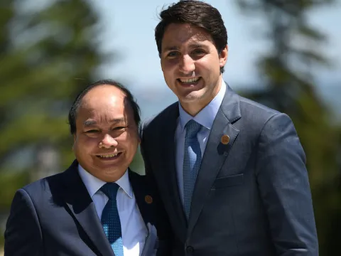 Thủ tướng Nguyễn Xuân Phúc hội đàm với Thủ tướng Canada