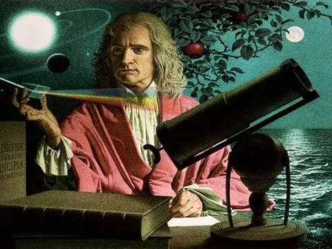 Thực hư chuyện Isaac Newton bị táo rơi vào đầu