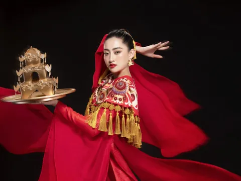 Hoa hậu Lương Thùy Linh mang điệu múa mâm đến Miss World 2019