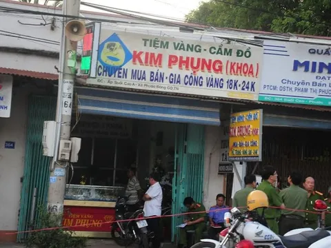 Vụ cướp tiệm vàng chỉ diễn ra trong 40 giây