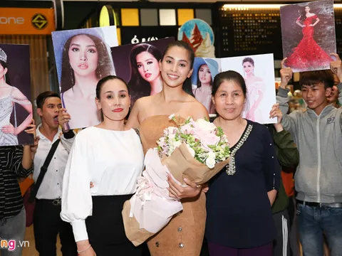 Tiểu Vy trở về sau chặng đường dài tại Hoa hậu Thế giới 2018