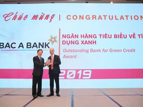 BAC A BANK chính thức được vinh danh ‘Ngân hàng tiêu biểu về tín dụng xanh’