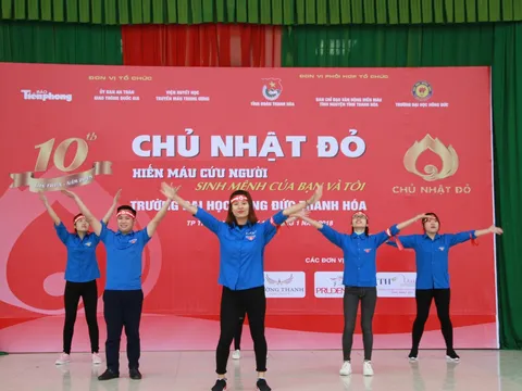 “Chủ nhật đỏ” tại Thanh Hóa thu được 700 đơn vị máu