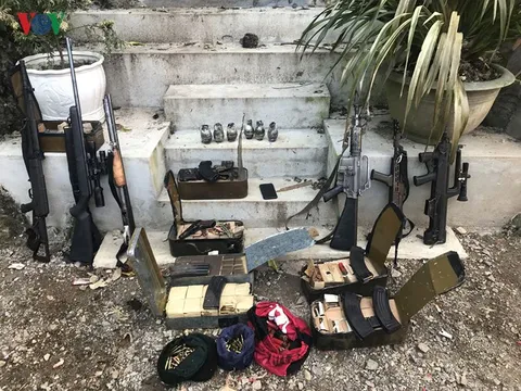 Toàn cảnh hiện trường vụ nổ súng tiêu diệt các đối tượng ma túy ở Lóng Luông