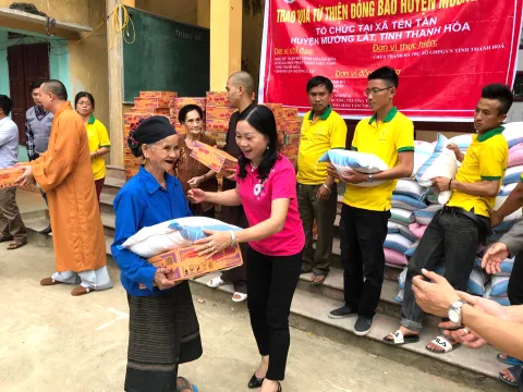 Hội CTĐ tỉnh Thanh Hóa: Tiếp tục hành trình hỗ trợ bà con bị thiệt hại do mưa lũ