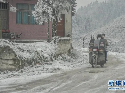 Thời tiết giá lạnh tại Trung Quốc, hàng nghìn người phải đi sơ tán