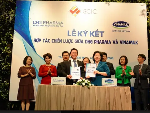 Vinamilk và Dược Hậu Giang hợp tác phát triển sản phẩm chất lượng