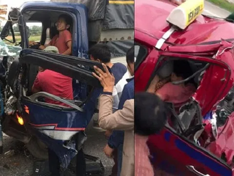 Tài xế bị tông 2 lần liên tiếp trên cao tốc Hà Nội - Thái Nguyên