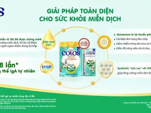 Vinamilk phát triển giải pháp dinh dưỡng hỗ trợ miễn dịch, tăng cường sức khỏe