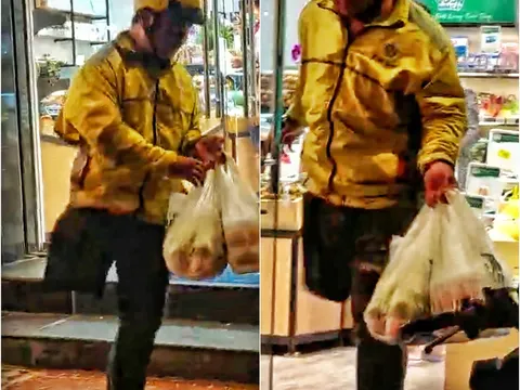 Khâm phục nghị lực của anh chàng shipper 1 chân vẫn nhảy lò cò đi giao hàng