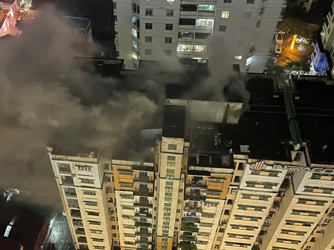 Bộ Công an tính đưa máy bay không người lái chữa cháy nhà siêu cao tầng