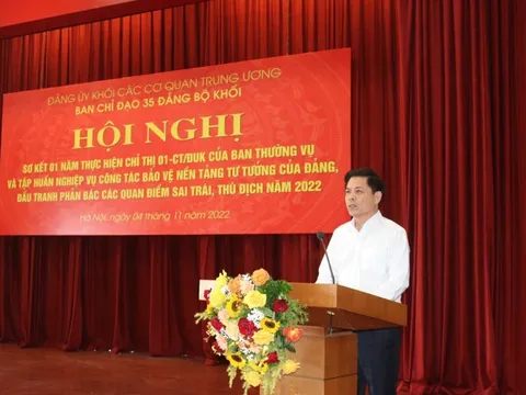 Tăng cường nghiệp vụ công tác bảo vệ nền tảng tư tưởng của Đảng
