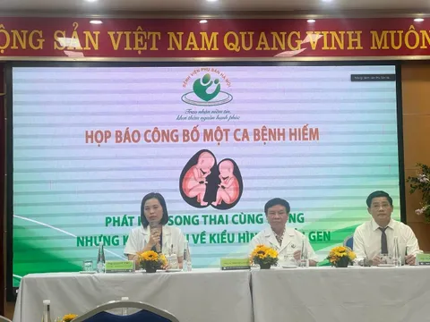 Lần đầu tiên ghi nhận ca song thai cùng trứng khác giới tính tại Việt Nam