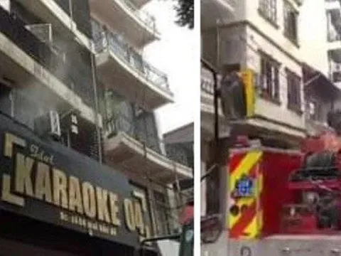 Hà Nội: Kịp thời dập tắt đám cháy tại quán karaoke trên phố Mai Hắc Đế
