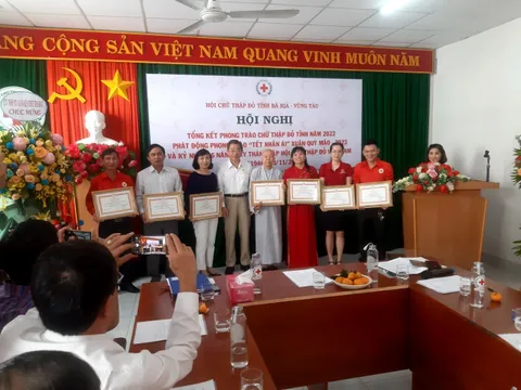 Hội Chữ thập đỏ tỉnh Bà Rịa - Vũng Tàu: Gần 54 tỷ đồng thực hiện các phong trào Chữ thập đỏ năm 2022
