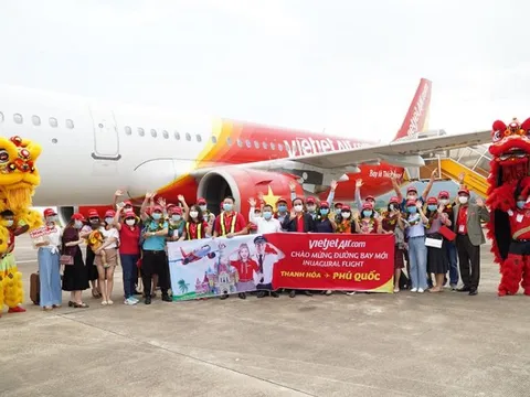 Đường bay Thanh Hóa - Phú Quốc sẽ được Vietjet tăng tần suất lên 7 chuyến khứ hồi/tuần