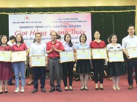 Phú Thọ: Ngày hội hiến máu tình nguyện "Giọt Hồng Thanh Thuỷ" đợt 2 năm 2022