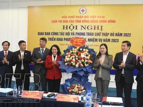 Cụm thi đua Hội Chữ thập đỏ các tỉnh đồng bằng sông Hồng: Tổng giá trị hoạt động công tác Hội đạt trên 360 tỷ đồng