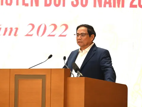 Thủ tướng dự tổng kết hoạt động của Ủy ban Quốc gia về chuyển đổi số năm 2022