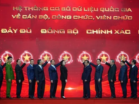 Khai trương hệ thống Cơ sở dữ liệu quốc gia về cán bộ, công chức, viên chức
