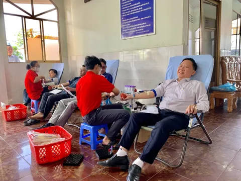 An Giang: Tiếp nhận hơn 200 đơn vị máu, hưởng ứng phong trào "Tết Nhân ái"