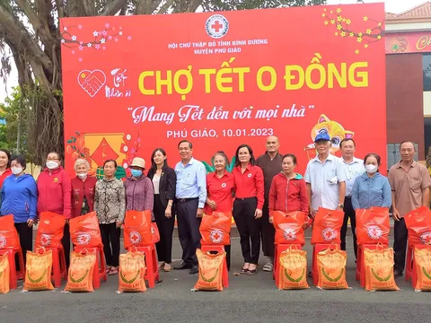 Bình Dương: Tổ chức “Chợ Tết 0 đồng”, Xuân Quý Mão ở huyện Phú Giáo