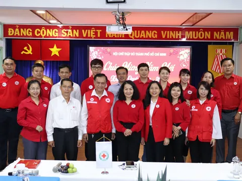 Chủ tịch Hội Chữ thập đỏ thăm và chúc Tết tại thành phố Hồ Chí Minh