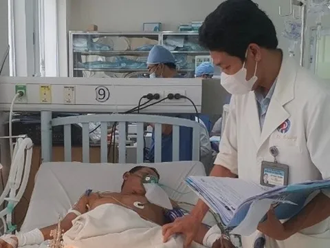 Kỳ tích: Nối thành công căng chân đứt lìa cho một người đàn ông ở Bình Dương