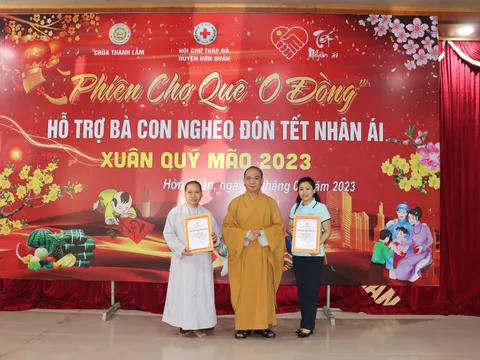 Bình Phước: "Trao yêu thương, gửi hy vọng" tại phiên chợ quê 0 đồng