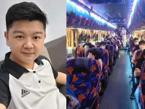 Người đàn ông bỏ ra 20 triệu, thuê xe khách đưa hơn 60 người lạ về quê ăn Tết