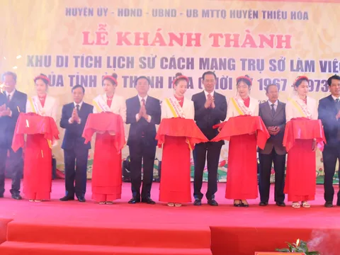 Thanh Hóa: Khánh thành Khu di tích lịch sử cách mạng Trụ sở làm việc của Tỉnh ủy (1967-1973)