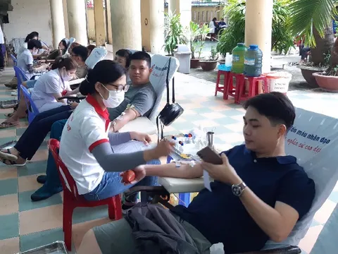 Đà Nẵng: Quận Thanh Khê tiếp nhận 742 đơn vị máu