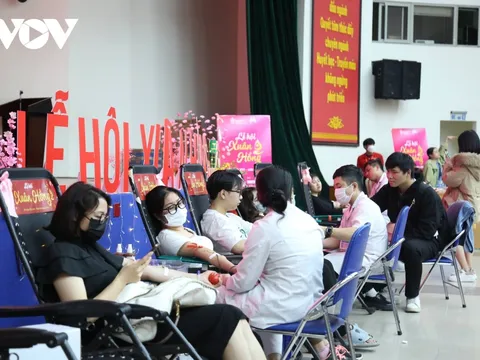 "Nhiều người chọn đi hiến máu thay vì đi du xuân đầu năm"