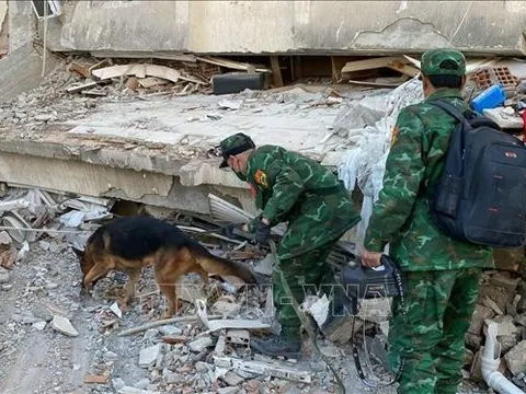 Lực lượng cứu hộ QĐND Việt Nam ở Thổ Nhĩ Kỳ nỗ lực tìm được 3 vị trí có nạn nhân