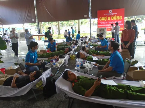 Bình Dương: Huyện Phú Giáo tiếp nhận 300 đơn vị máu