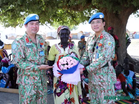 Bác sĩ "mũ nồi xanh" Việt Nam tổ chức ngày 8/3 cho phụ nữ Nam Sudan